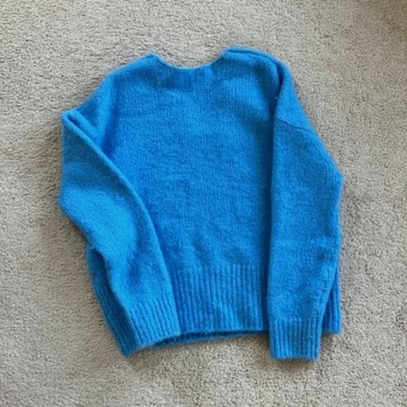 Alpaca Blend V-neck Sweater Size S - Picture 2 of 4